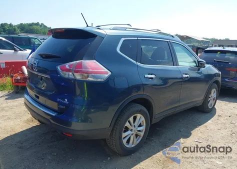 2014 Nissan Rogue S/Sl/Sv из США, поврежденный, VIN 5N1AT2MV7EC828383